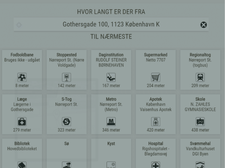 Hvor langt er der kort?