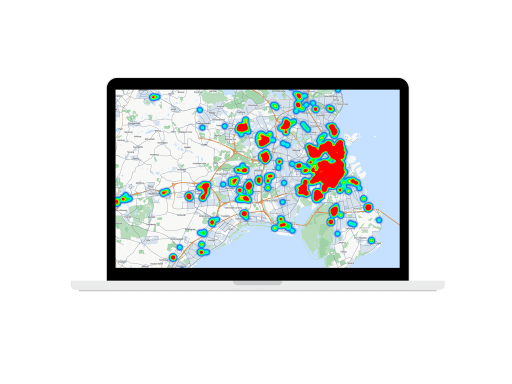 Laptop med Estate Explorer