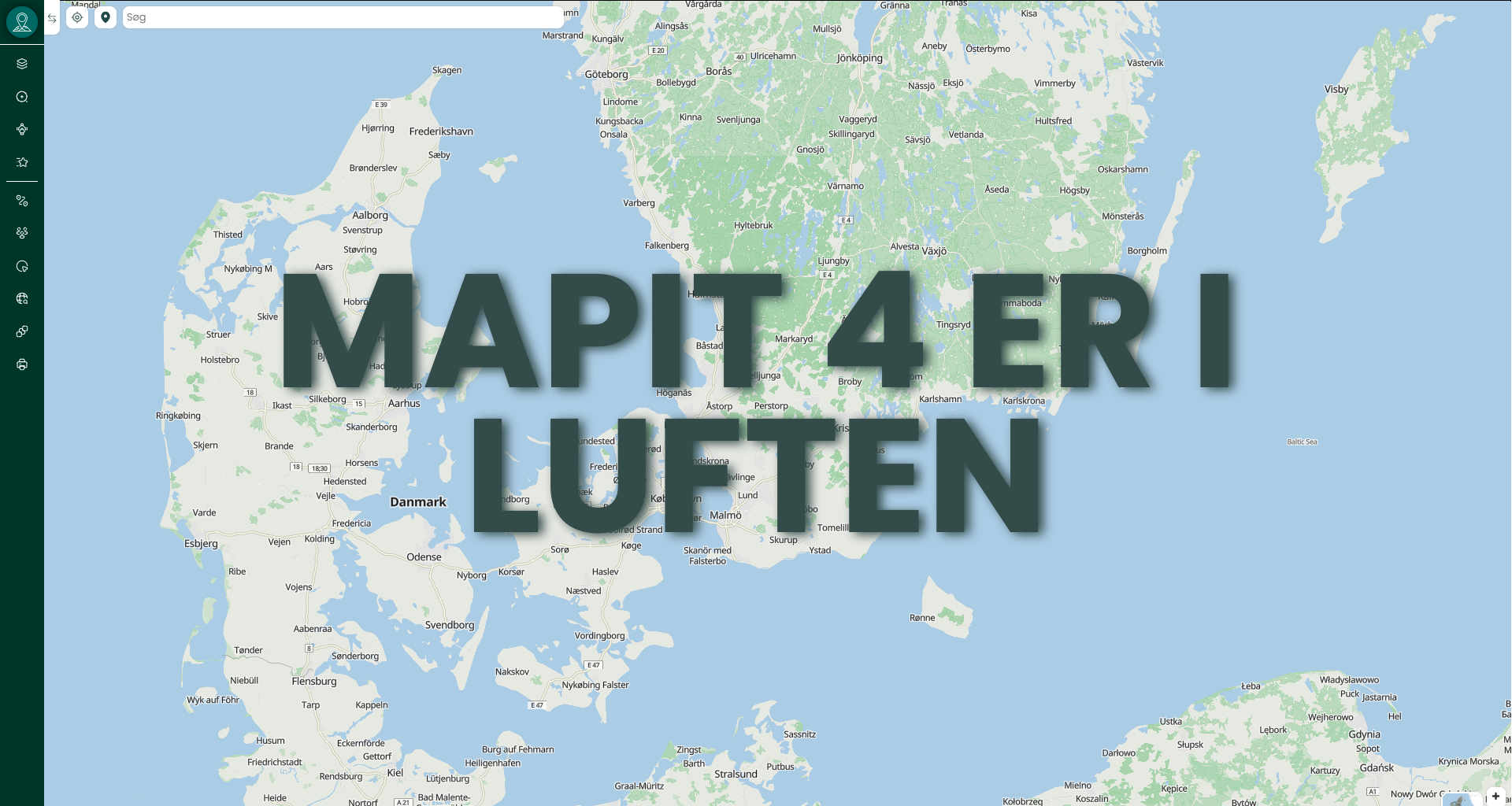 Unavngivet (Opslag på LinkedIn) Mapit4 er i luften - hurtigere og med mere end 350+ relevante kortlag