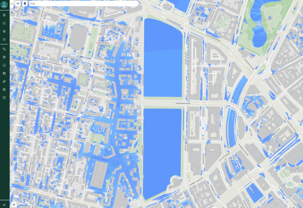 Mapit Surveyor kortlag - Ekstremregn