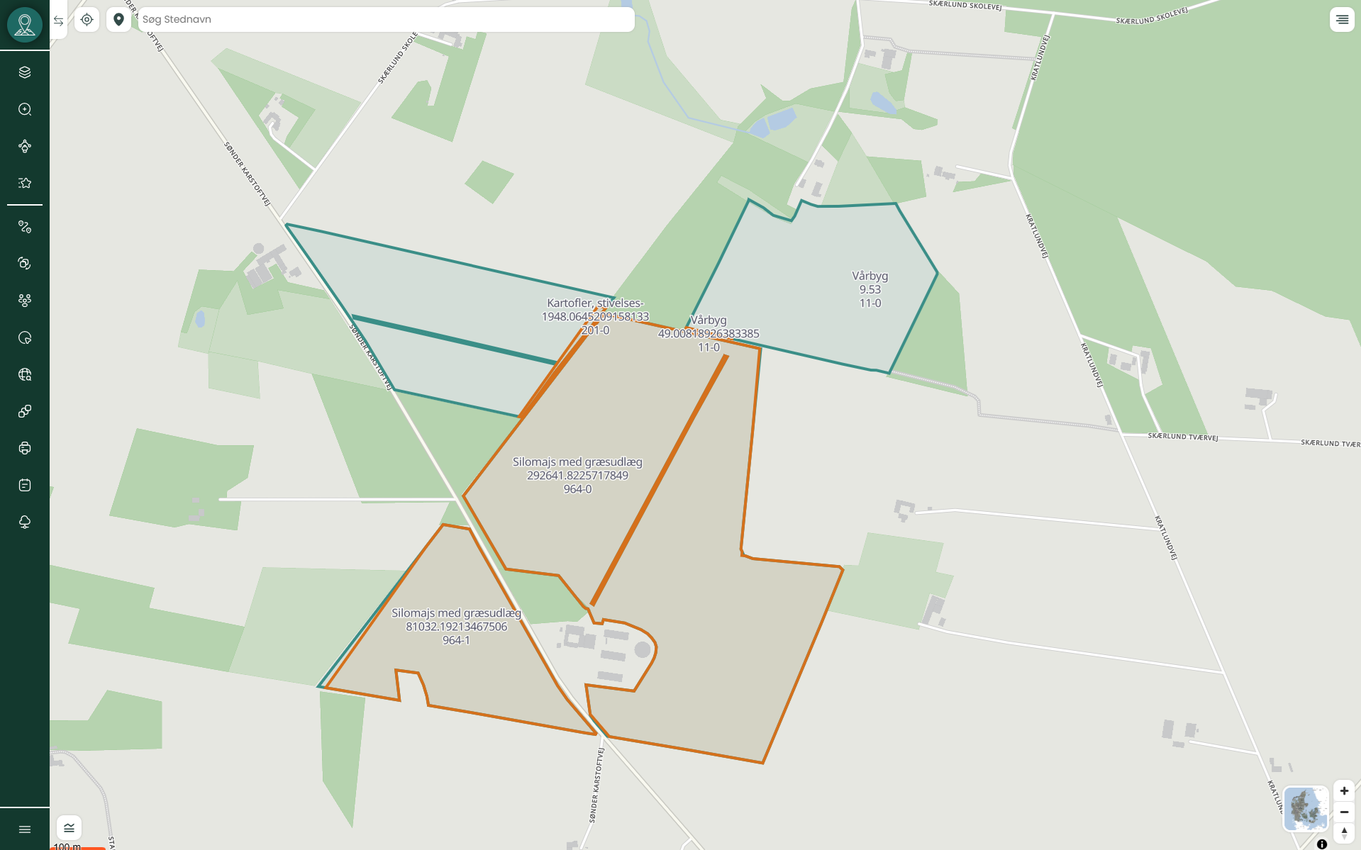 Landbrugsmægler Udvidelse i Mapit