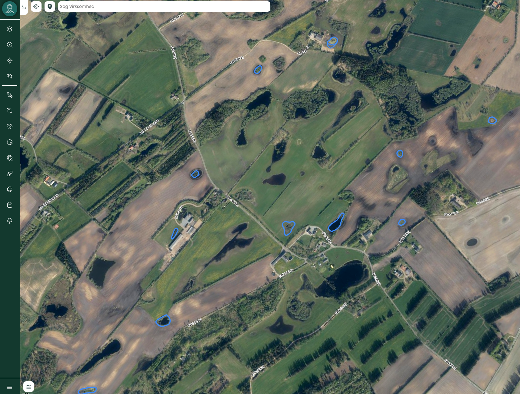 Beskyttet Natur og Grundvand GLM Soeer Mapit Viamap