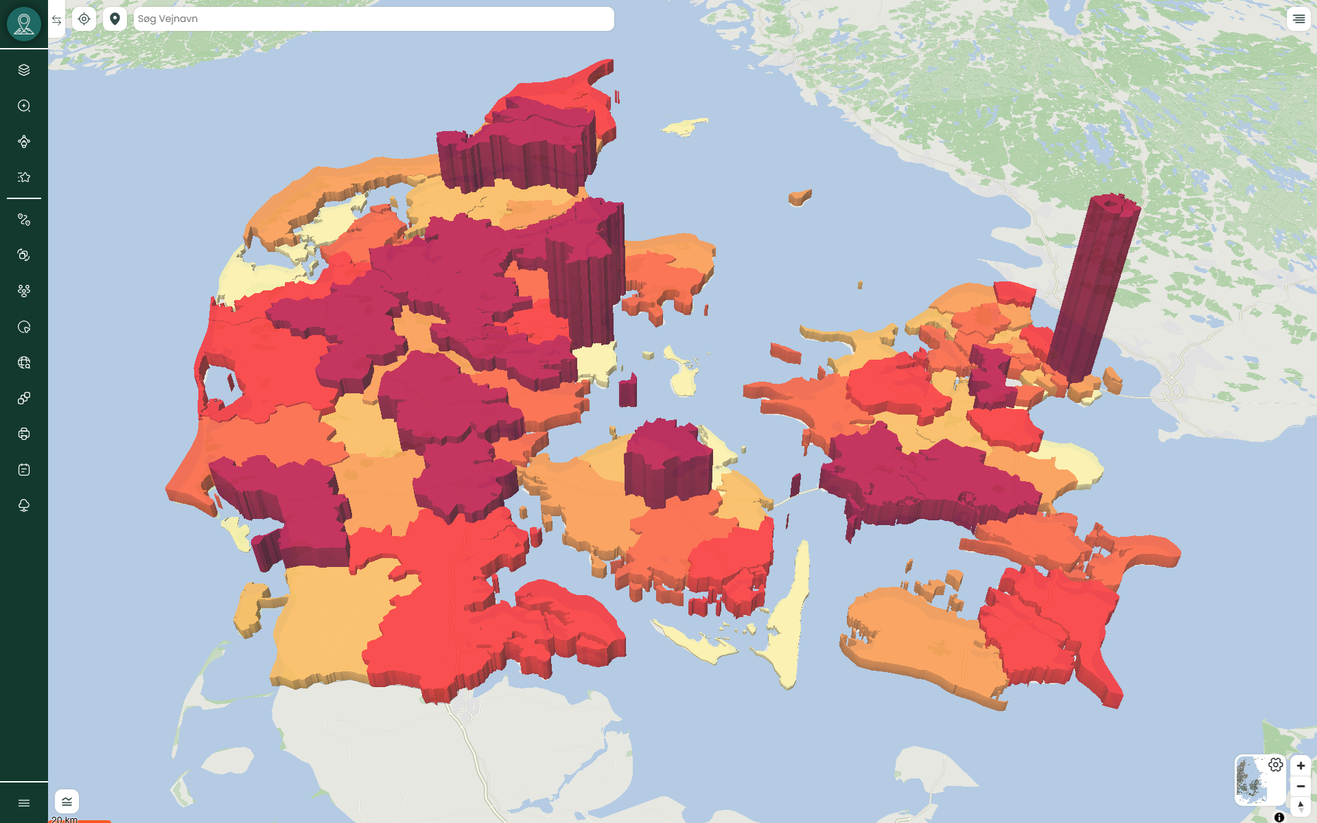 Til erhvervsmægleren: 3D visning af data