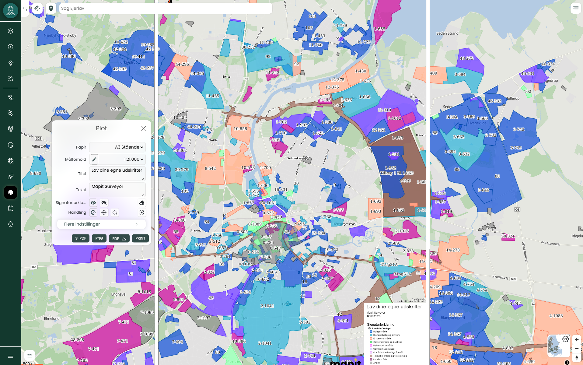 Erhvervsmægler_Kampagne_2025 7 Til erhvervsmægleren: Lav indbydende dokumentpakker i Mapit Surveyor med Plot modulet
